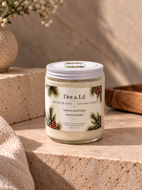Pine & Juniper Candle – Dot & Lil