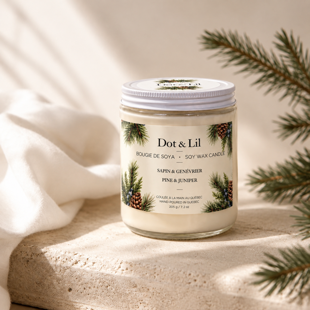 Pine & Juniper Candle – Dot & Lil