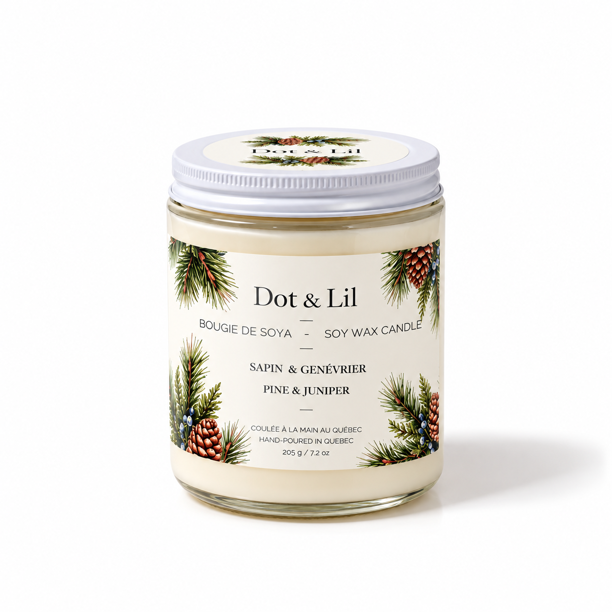 Pine & Juniper Candle – Dot & Lil