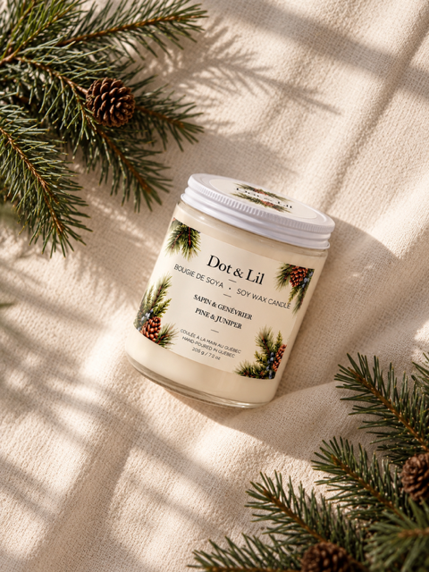 Pine & Juniper Candle – Dot & Lil