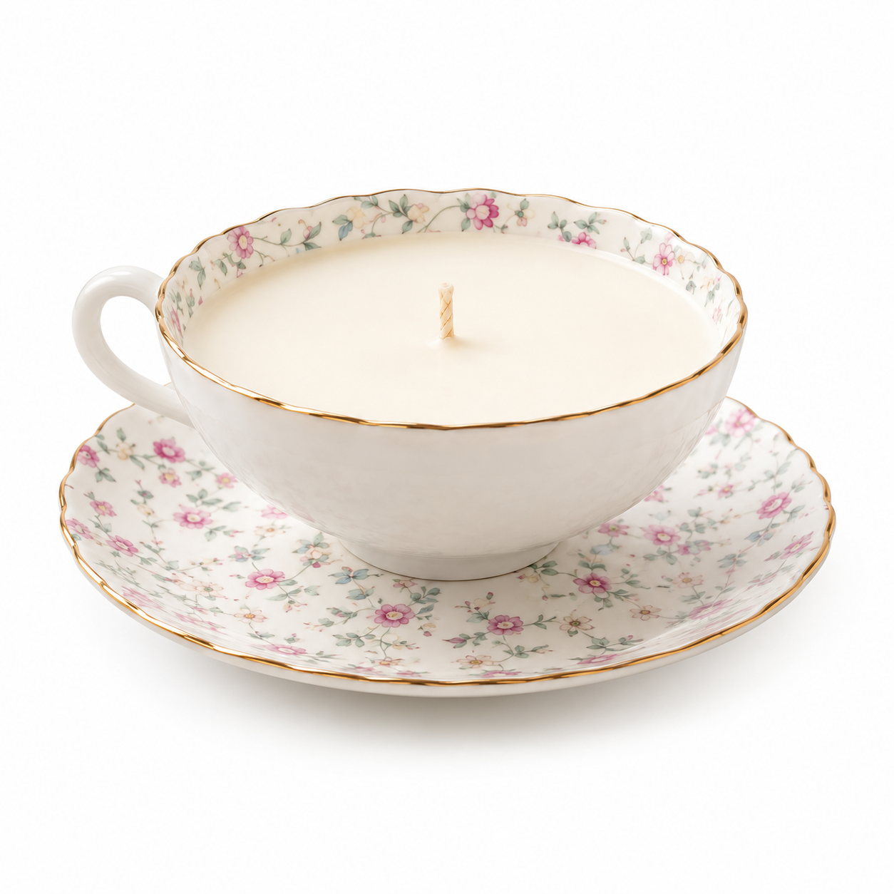 Bougie en tasse Fleur de riz - Dot & Lil