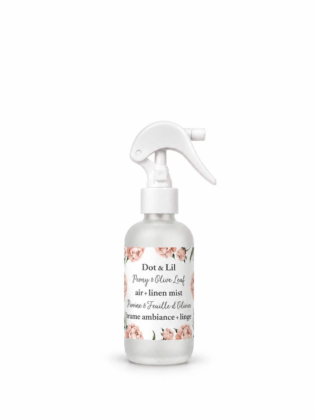 Brume d’Ambiance & Literie Pivoine & Feuille d’Olivier – Dot & Lil 