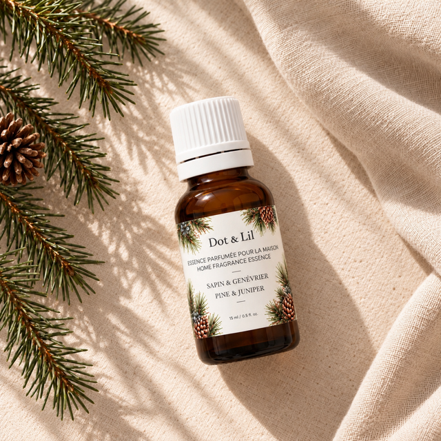 Home Fragrance Oil – Pine & Juniper – Dot & Lil