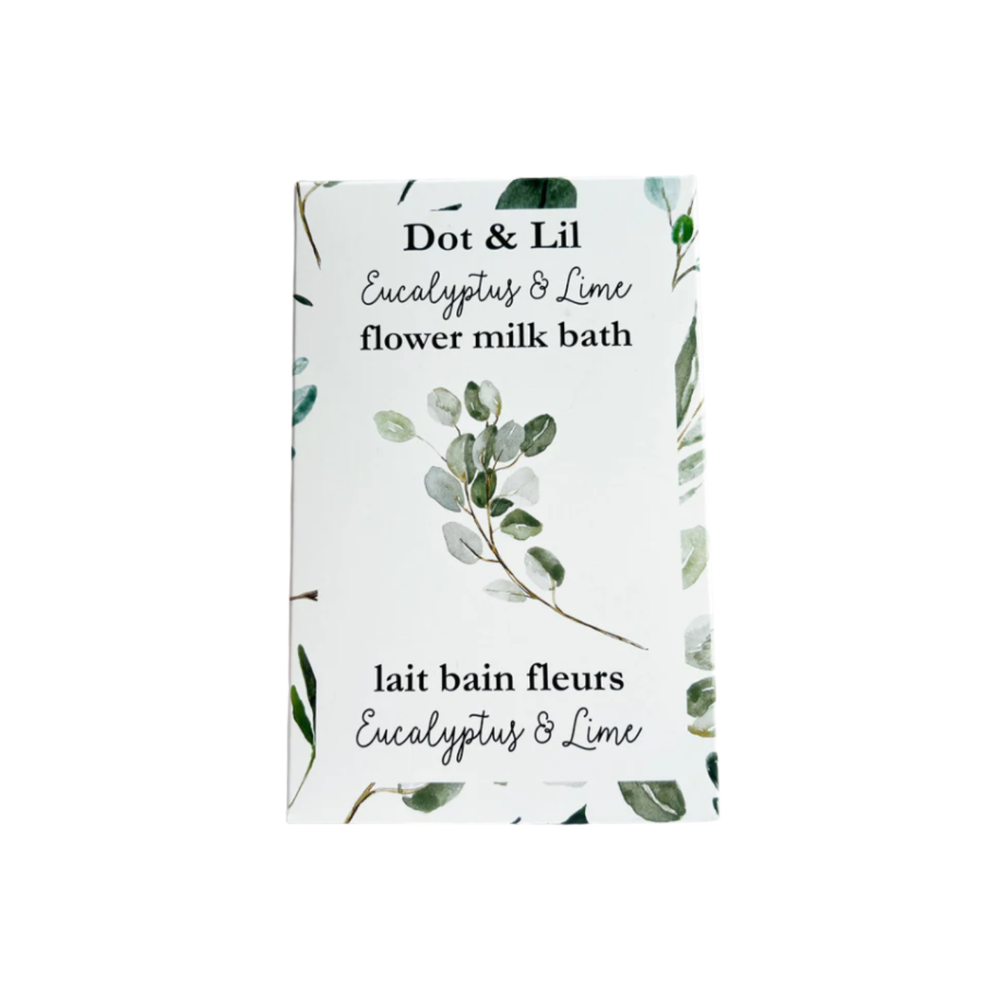Sachet Lait de Bain Eucalyptus & Lime – Dot & Lil