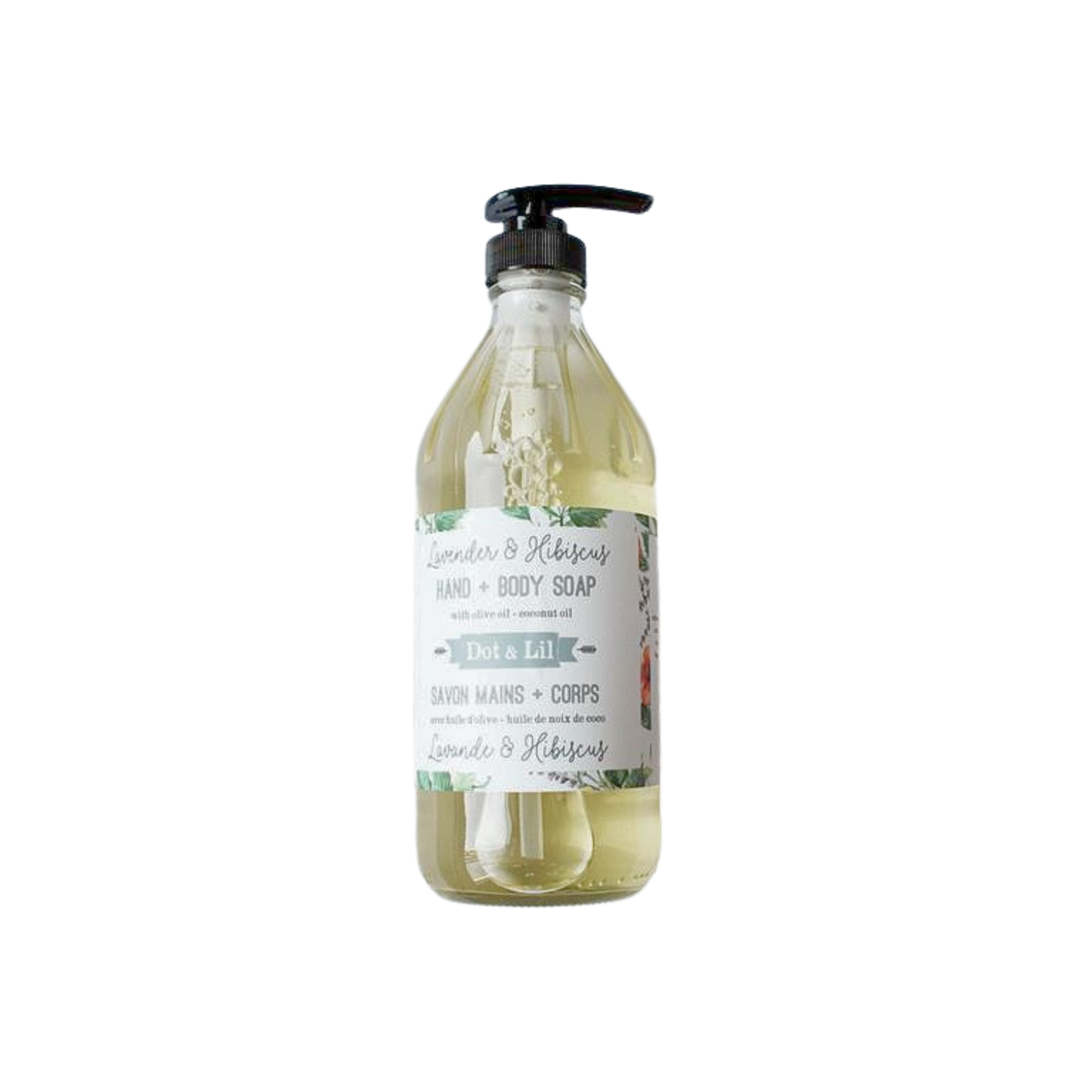 Savon Liquide Lavande & Hibiscus – Dot & Lil