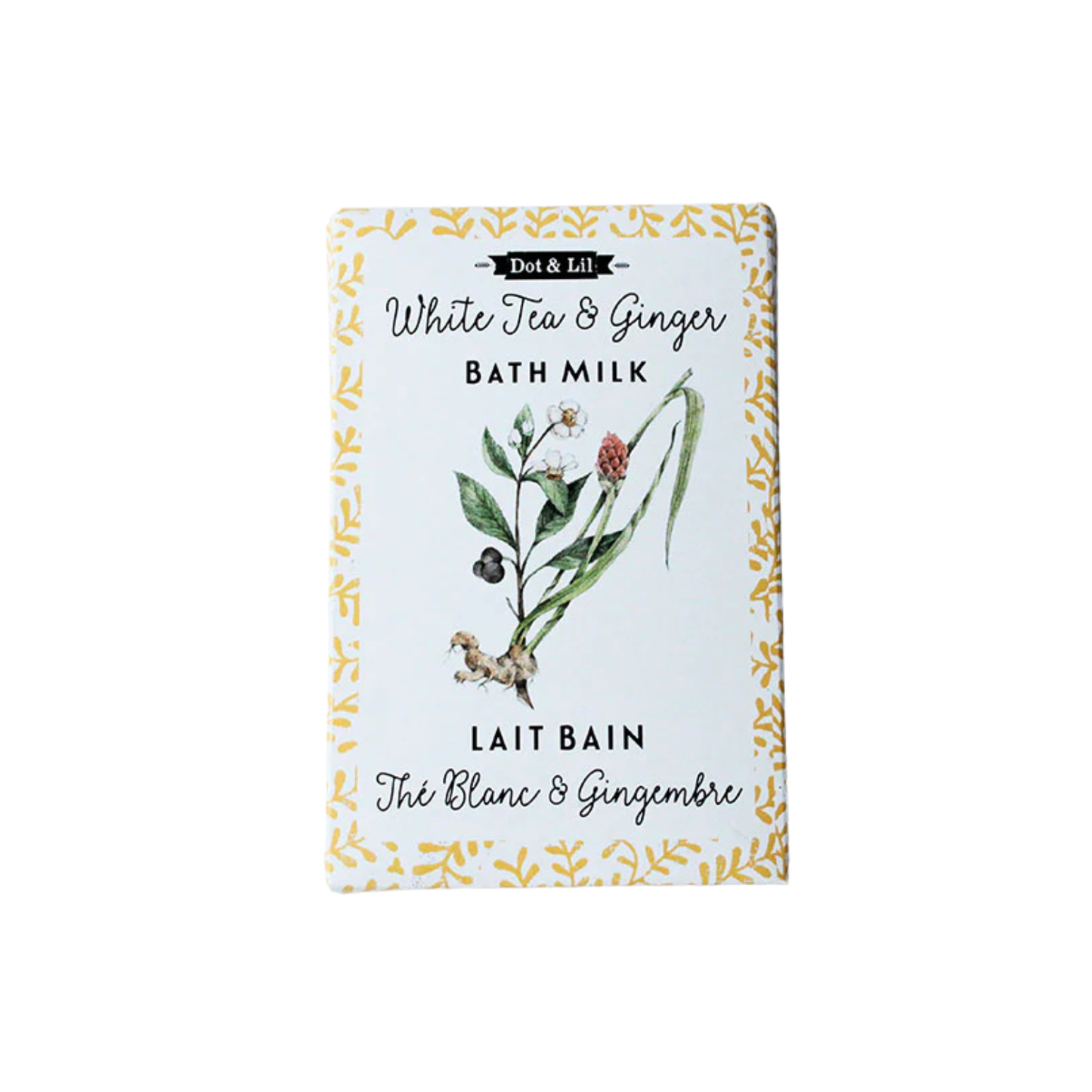 Sachet Lait de Bain Thé Blanc & Gingembre – Dot & Lil