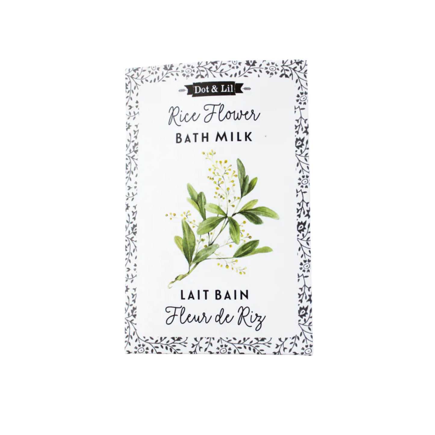 Sachet Lait de Bain Fleur de Riz – Dot & Lil