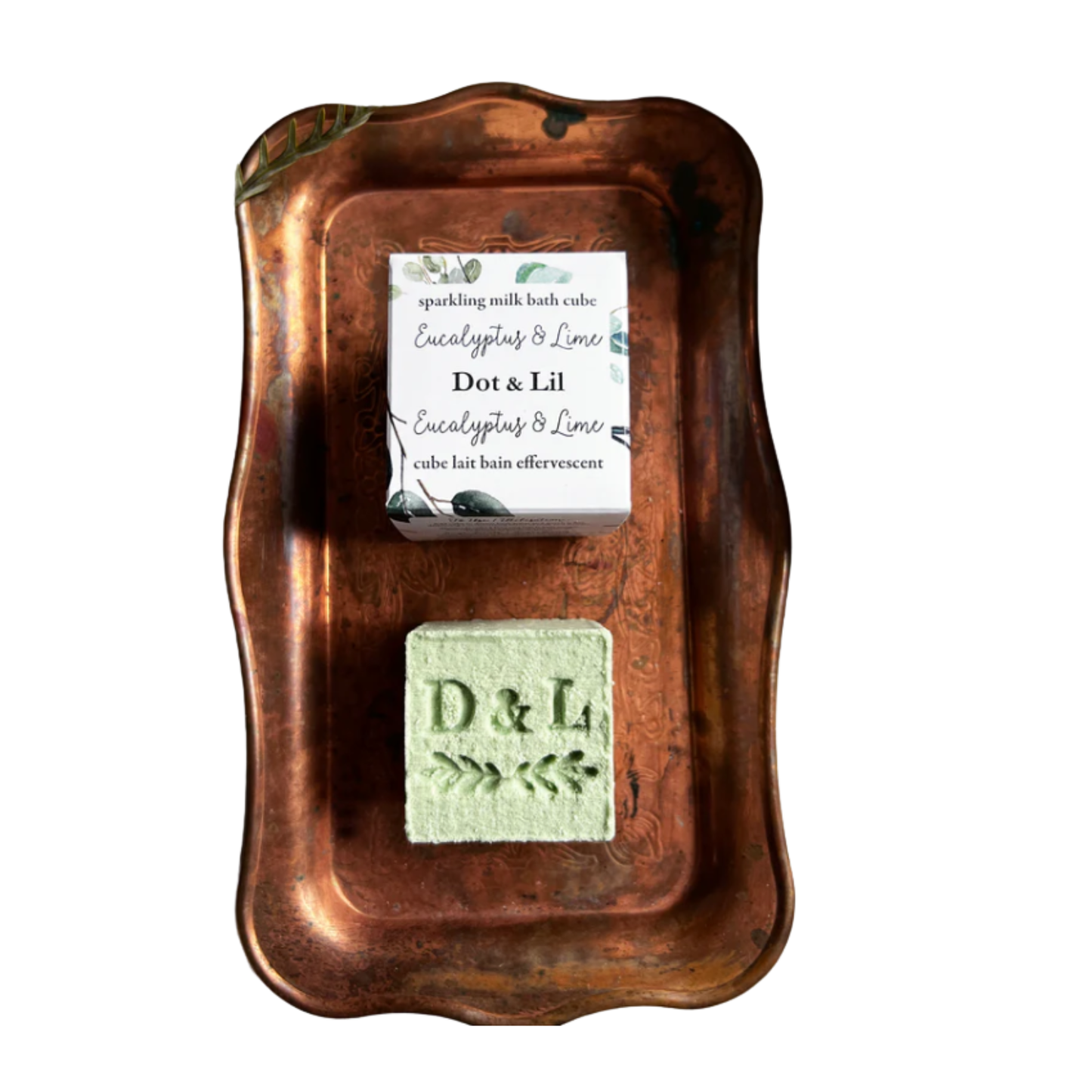 Cube Lait de Bain Eucalyptus & Lime – Dot & Lil