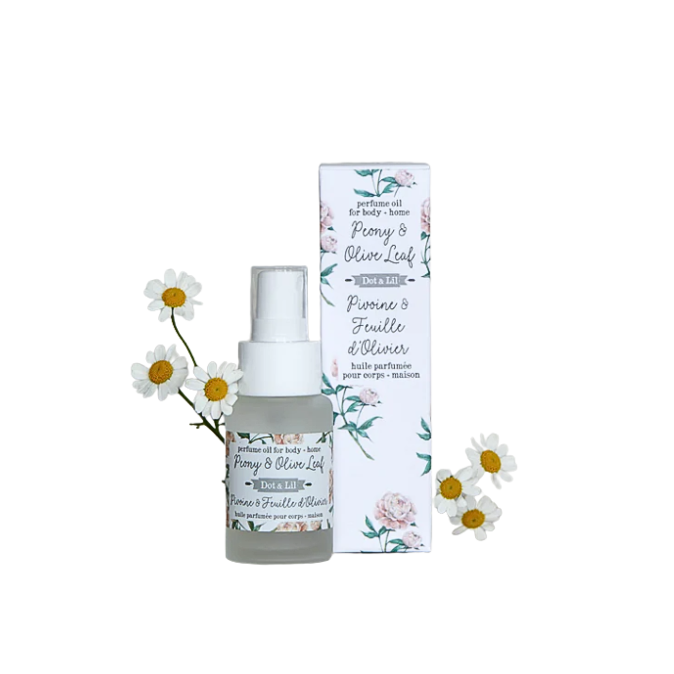 Peony & Olive Leaf Perfume Oil – Dot & Lil