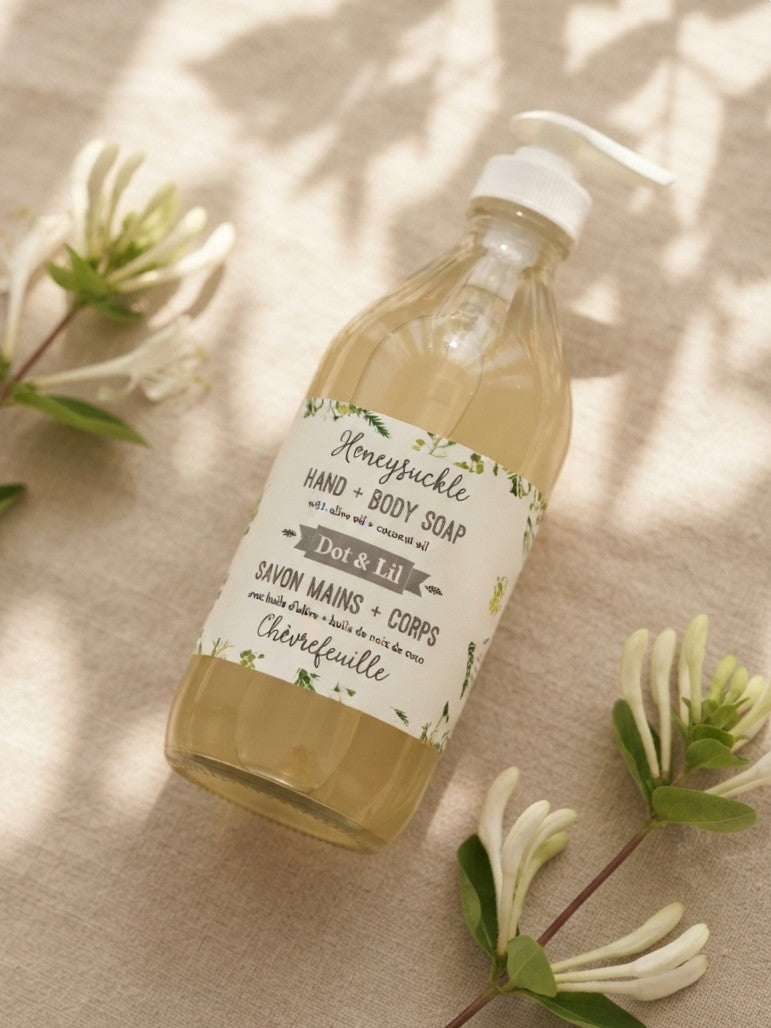 Honeysuckle Liquid Soap 473 ml - Dot & Lil
