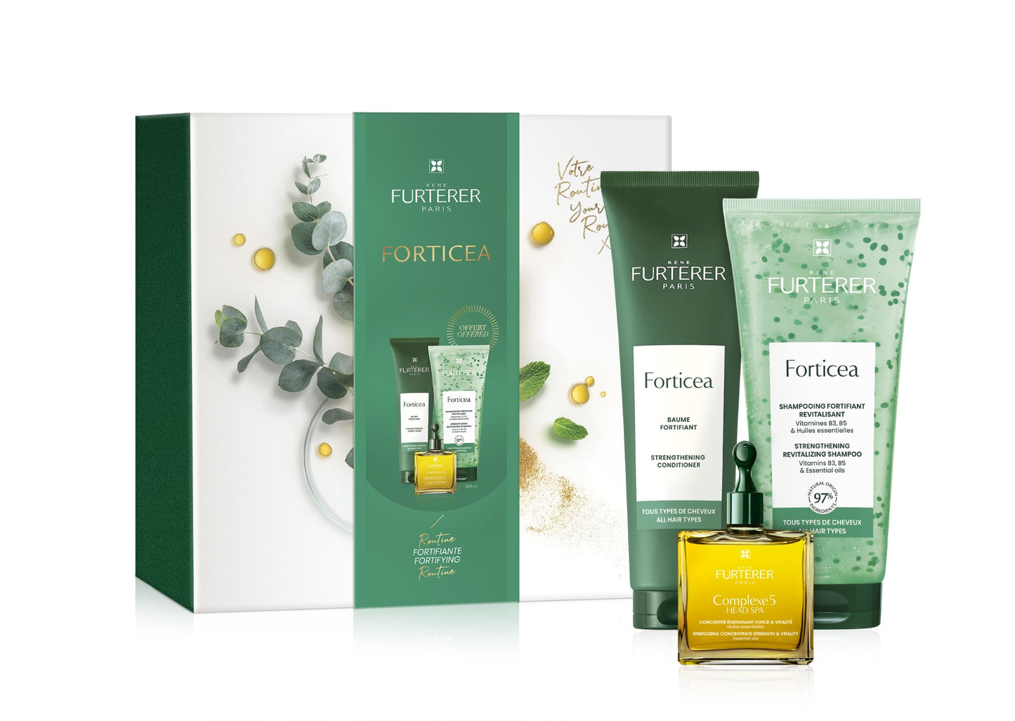 René Furterer - Coffret Forticea - Routine fortifiante - Édition Limitée