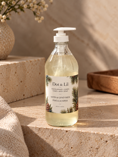 Pine & Juniper Liquid Soap – Dot & Lil