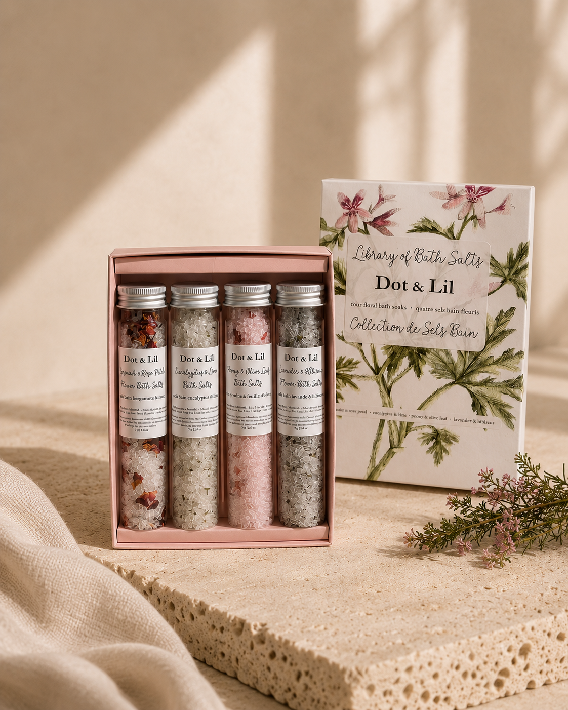 Coffret Sels de Bain – Dot & Lil
