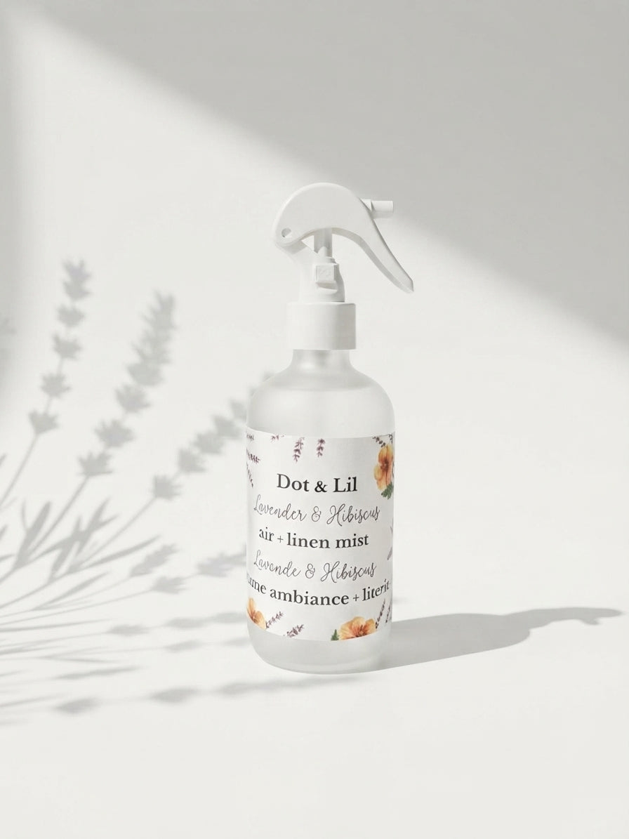 Lavender & Hibiscus Room & Linen Spray – Dot & Lil