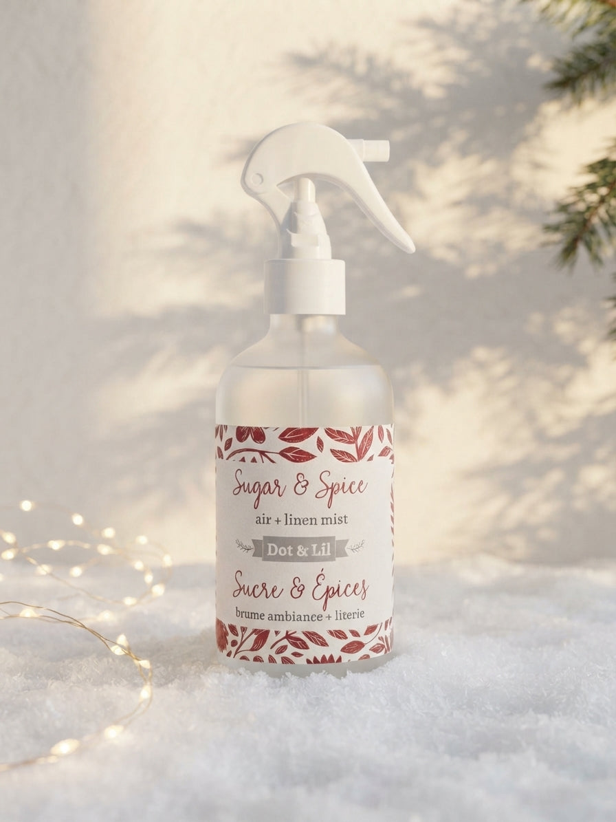 Sugar & Spice Room & Linen Spray – Dot & Lil