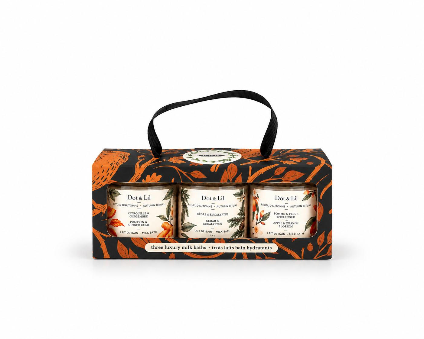 Coffret Trois Laits d’Automne – Dot & Lil