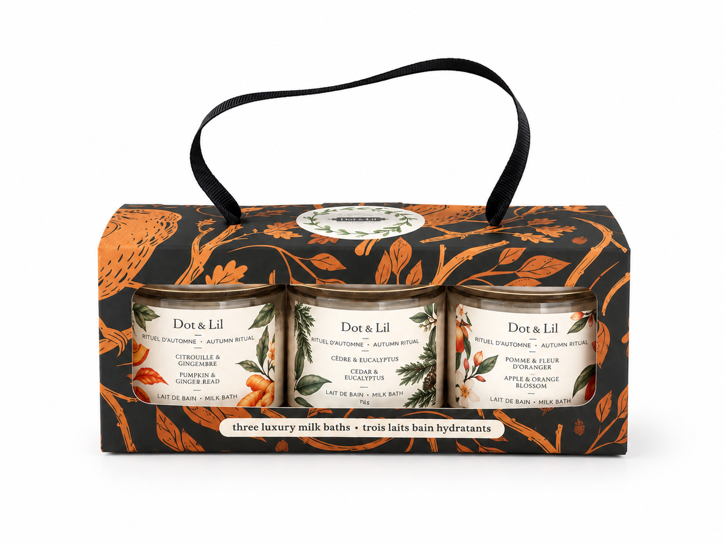 Coffret Trois Laits d’Automne – Dot & Lil