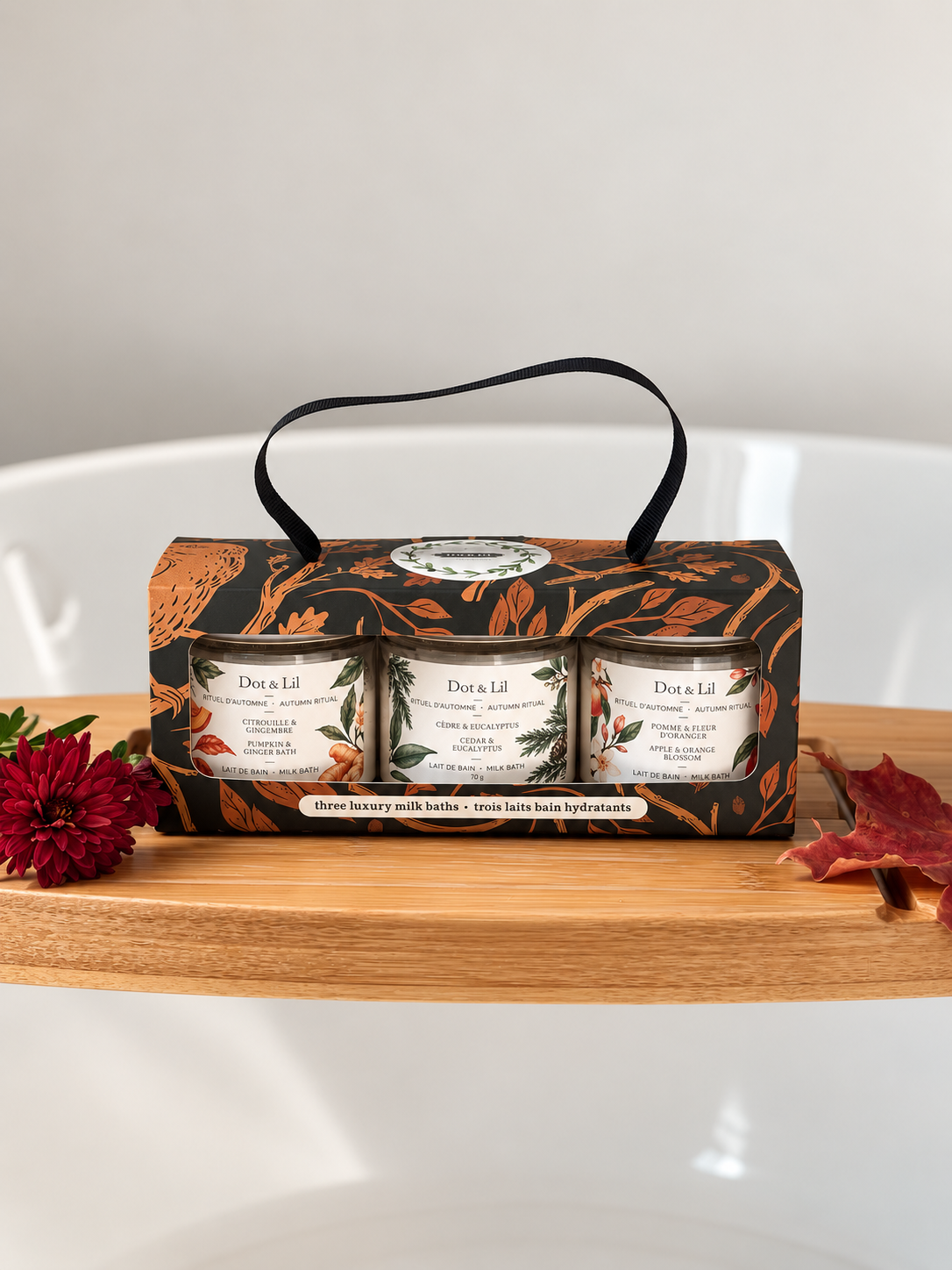 Coffret Trois Laits d’Automne – Dot & Lil