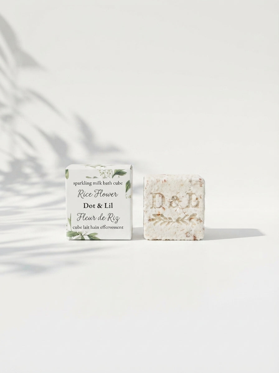 Rice Flower Bath Cube – Dot & Lil