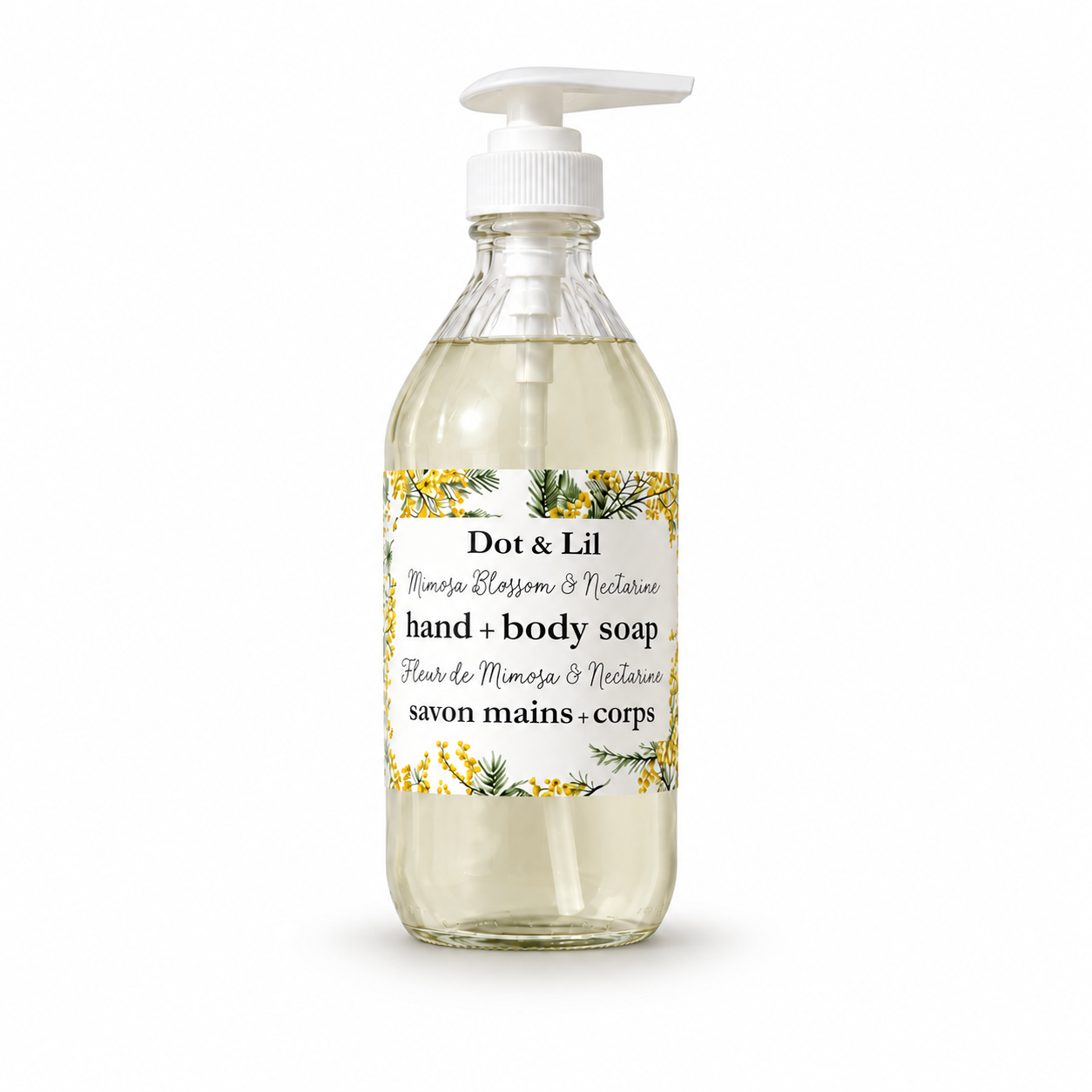 Mimosa & Nectarine Liquid Soap 473 ml - Dot & Lil