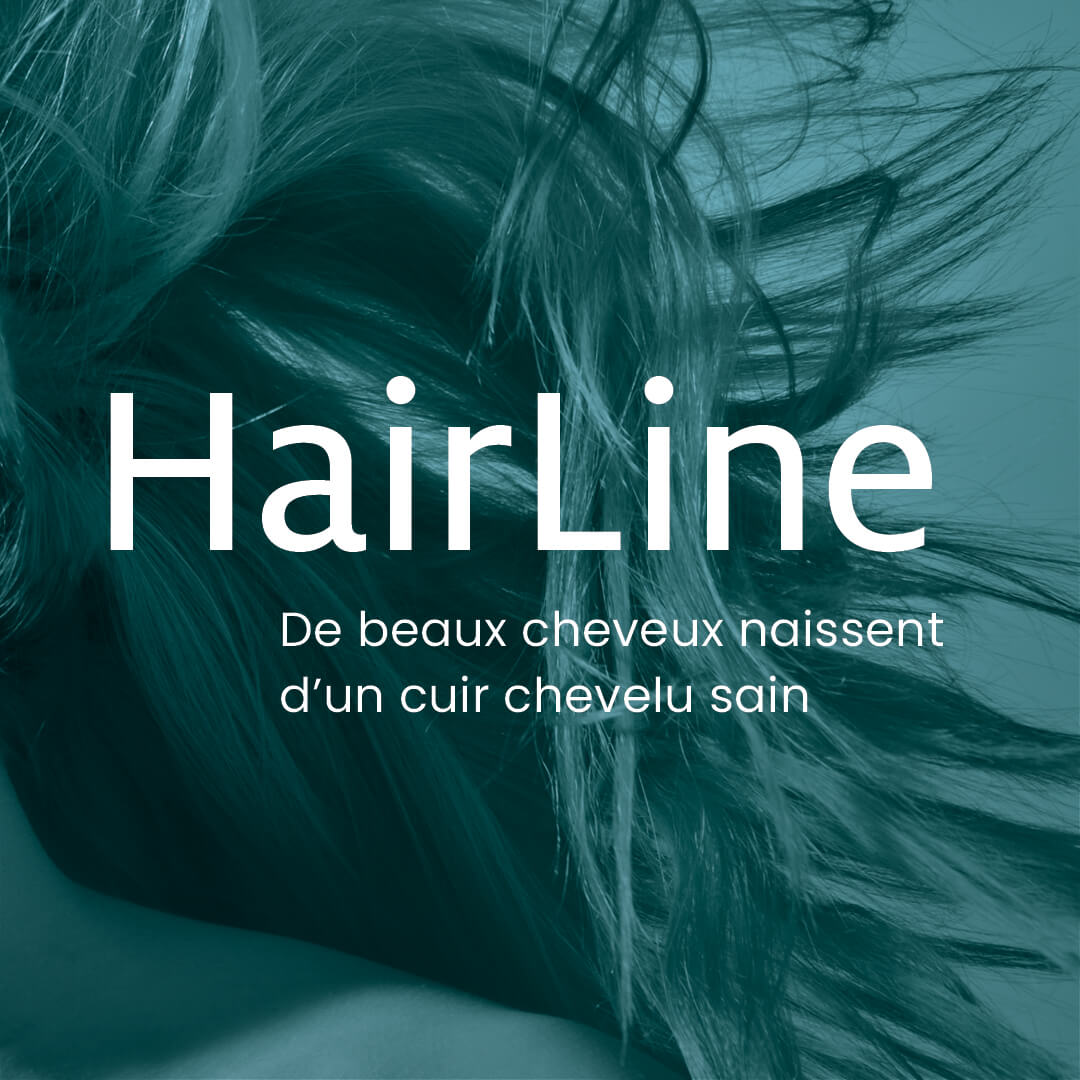 Laboratoire Dr Renaud HairLine healthy scalp and flowing hair promotional visual