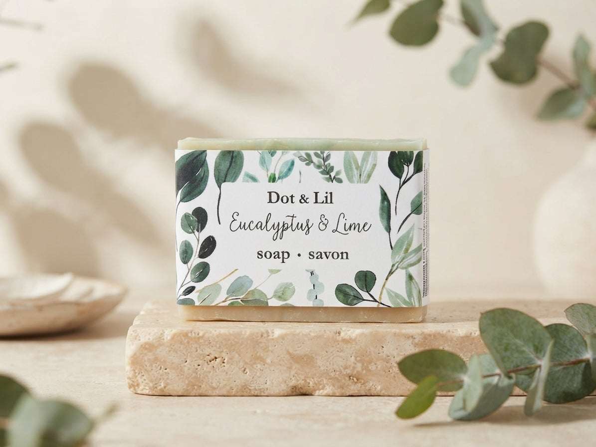 Eucalyptus & Lime Bar Soap – Dot & Lil