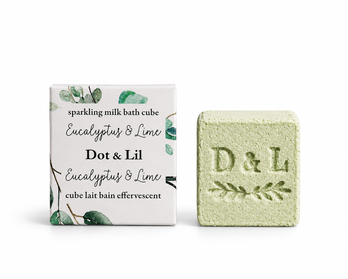 Eucalyptus & Lime Bath Milk Cube – Dot & Lil