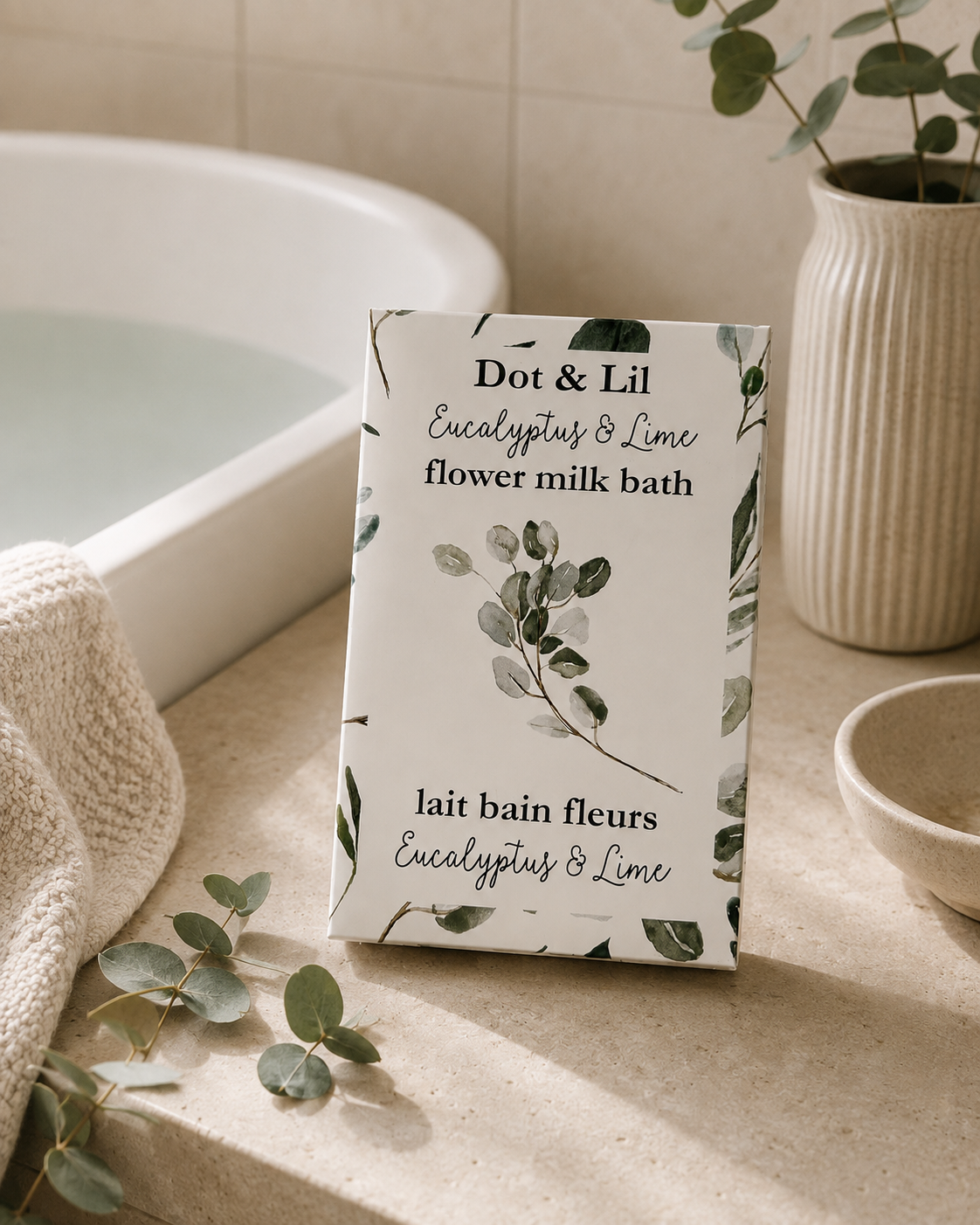 Eucalyptus & Lime Bath Milk Sachet – Dot & Lil