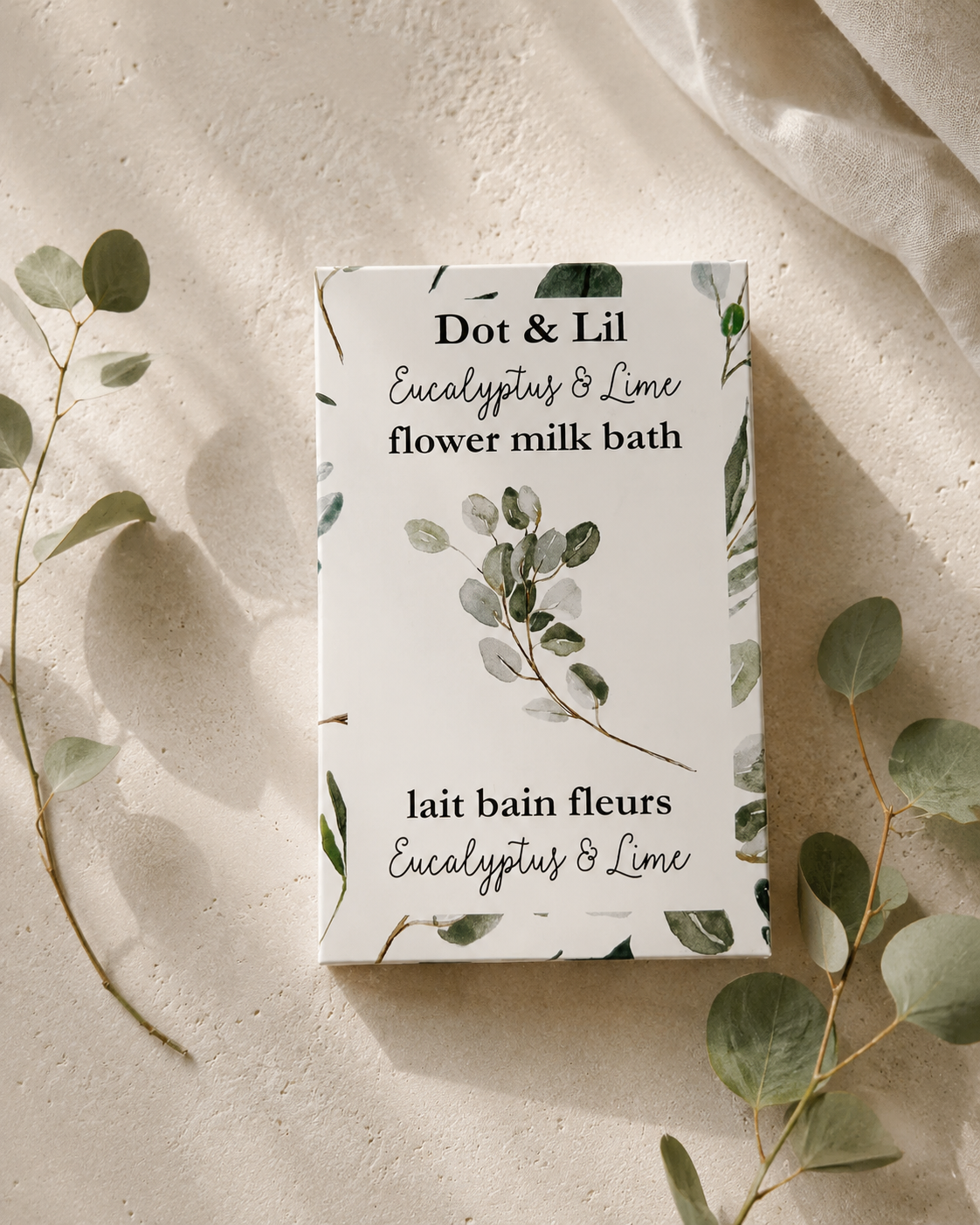 Eucalyptus & Lime Bath Milk Sachet – Dot & Lil