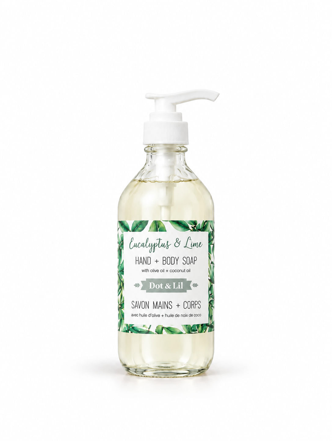 Savon Liquide Eucalyptus & Lime – Dot & Lil
