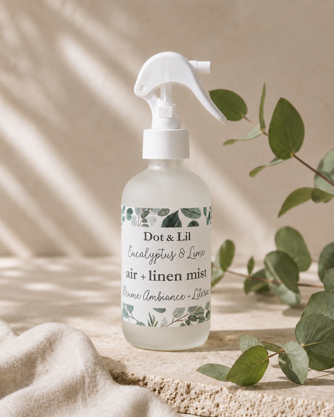 Eucalyptus & Lime Room & Linen Spray – Dot & Lil