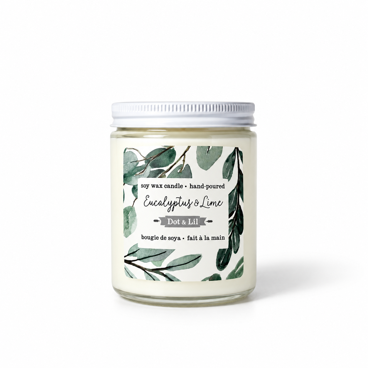 Eucalyptus & Lime Candle - Dot & Lil