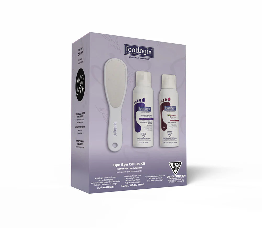Footlogix bye bye callus foot care kit
