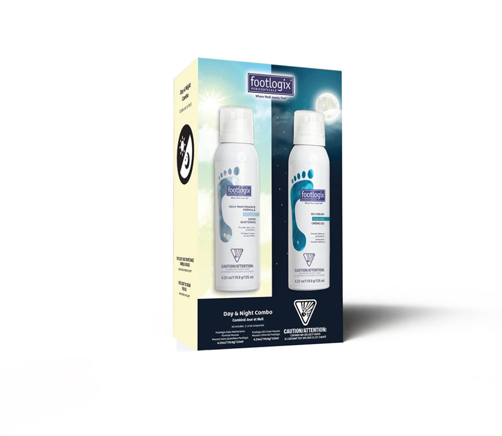 Footlogix day and night foot care combo daily maintenance and dd cream