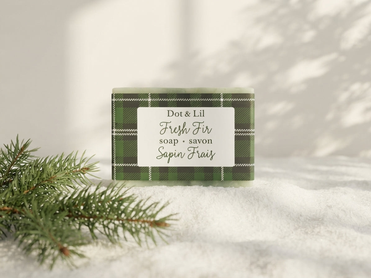Savon en Barre Sapin Frais – Dot & Lil