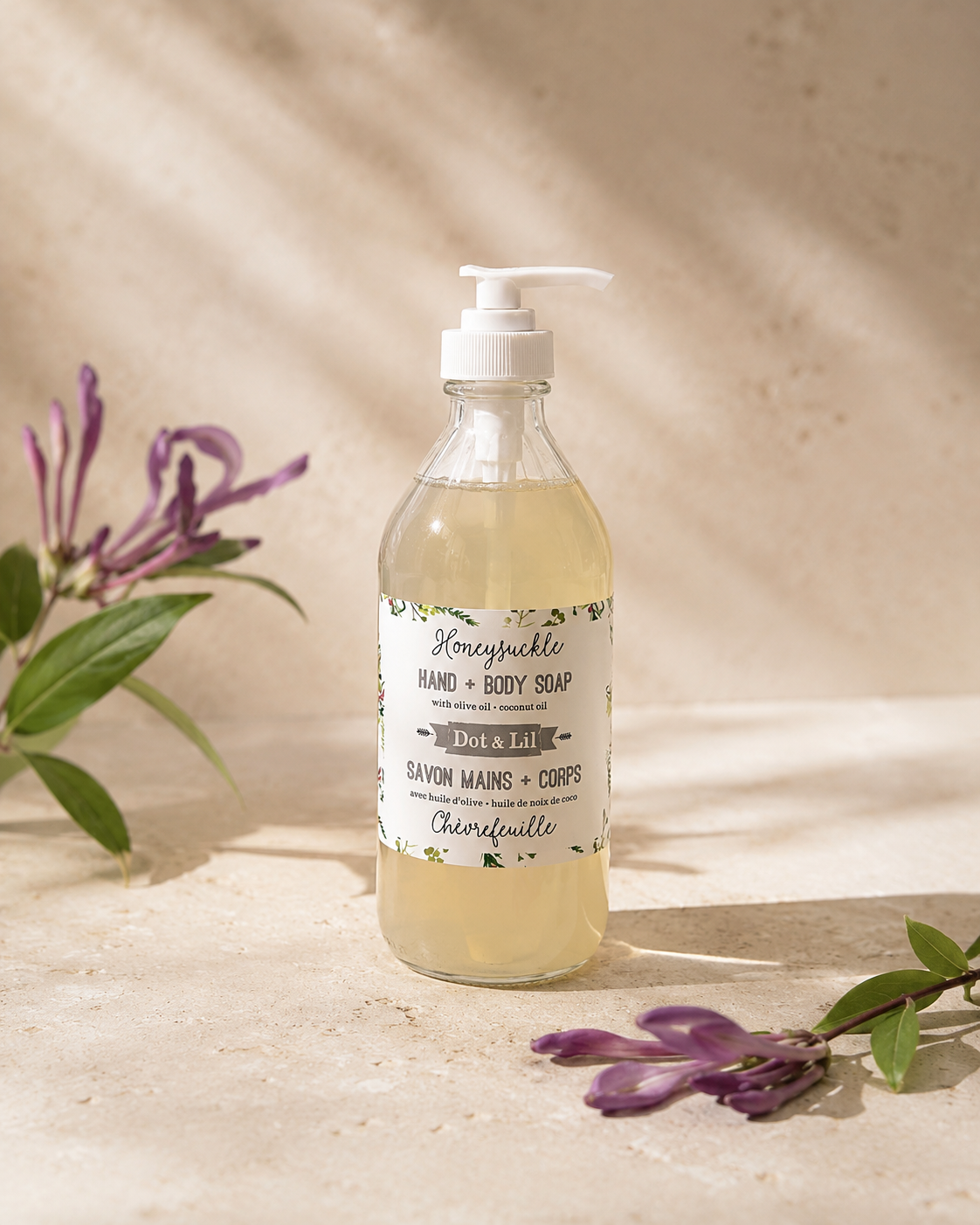 Honeysuckle Liquid Soap 473 ml - Dot & Lil