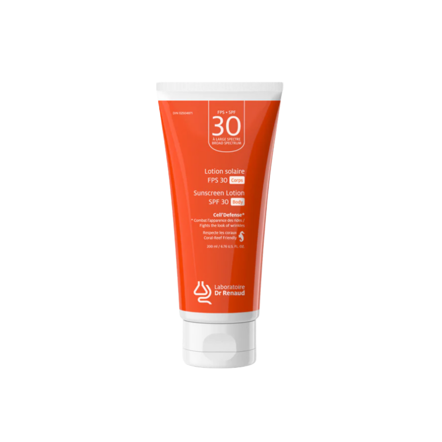 cell defense sunscreen body lotion spf30 laboratoire dr renaud