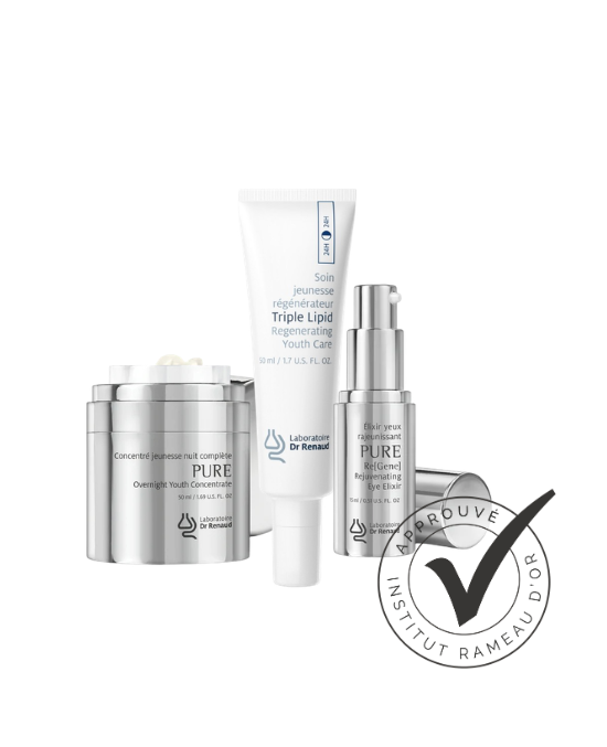 Laboratoire Dr Renaud night repair skincare routine anti aging night cream serum eye care