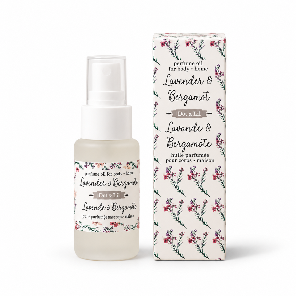 Lavender & Bergamot Perfume Oil – Dot & Lil