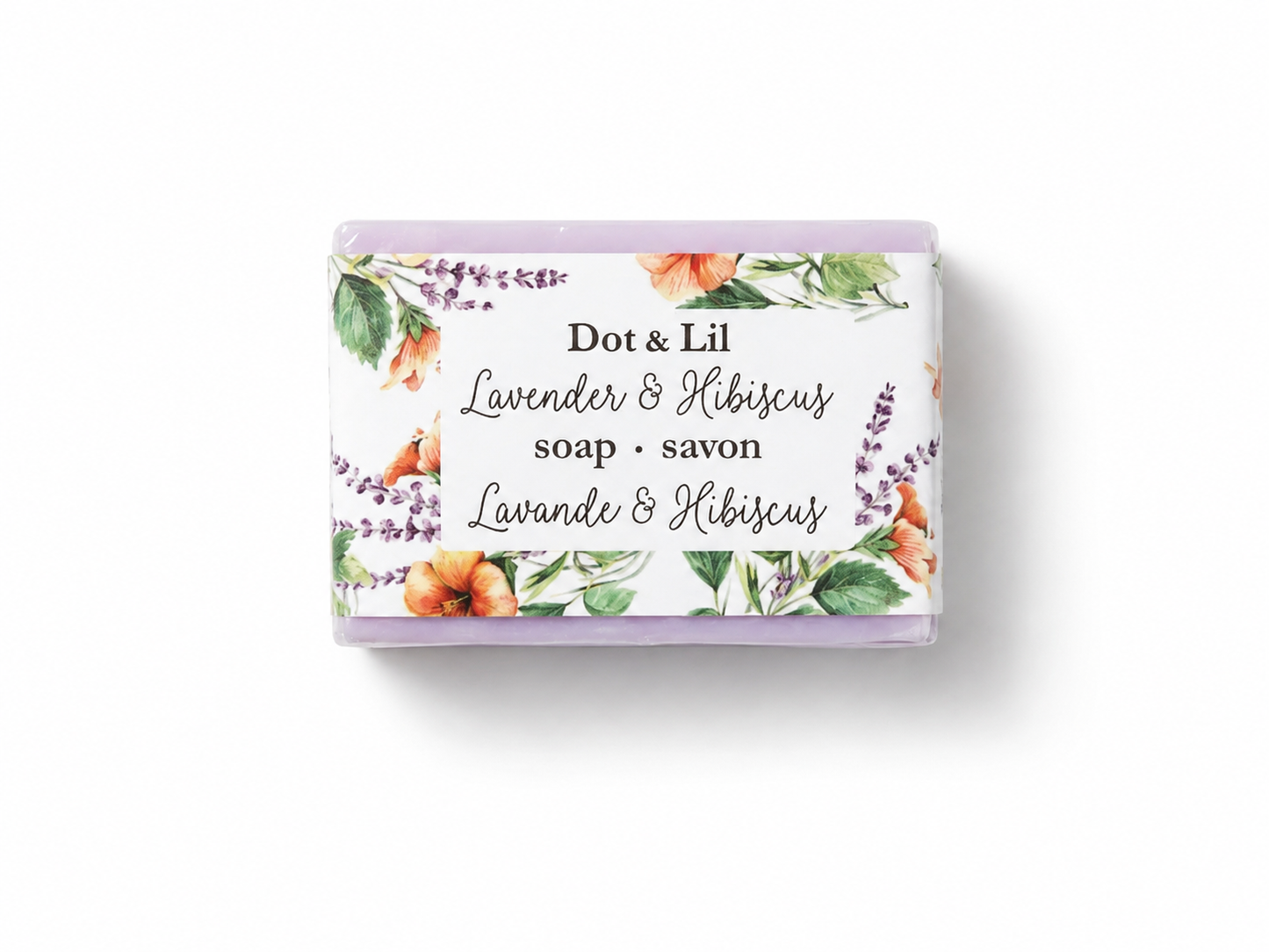 Savon en Barre Lavande & Hibiscus  – Dot & Lil