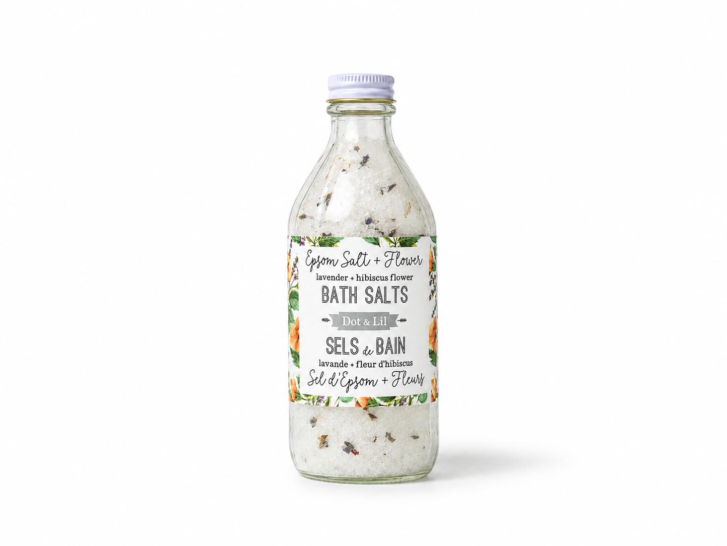 Sel de bain Lavande & Hibiscus - Dot & Lil