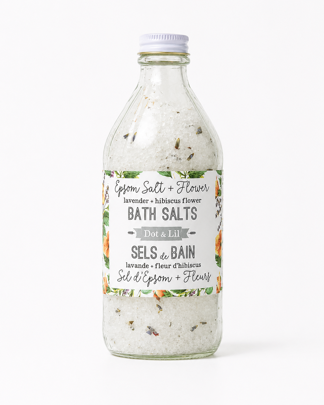 Sel de bain Lavande & Hibiscus - Dot & Lil