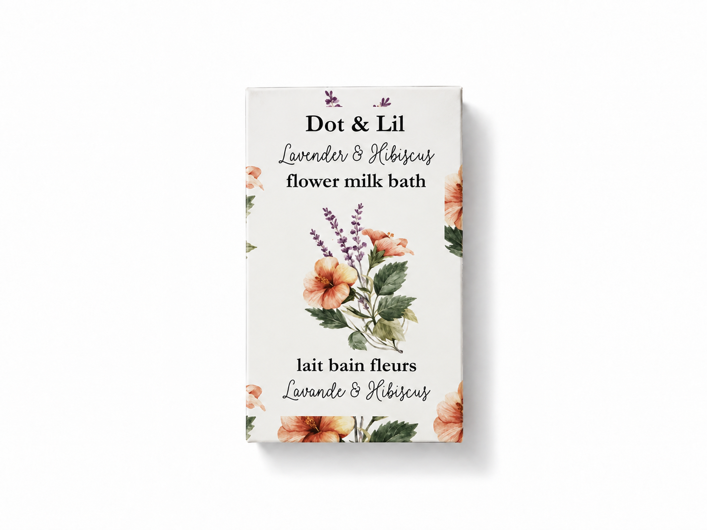 Lavender & Hibiscus Bath Milk Sachet  - Dot & Lil