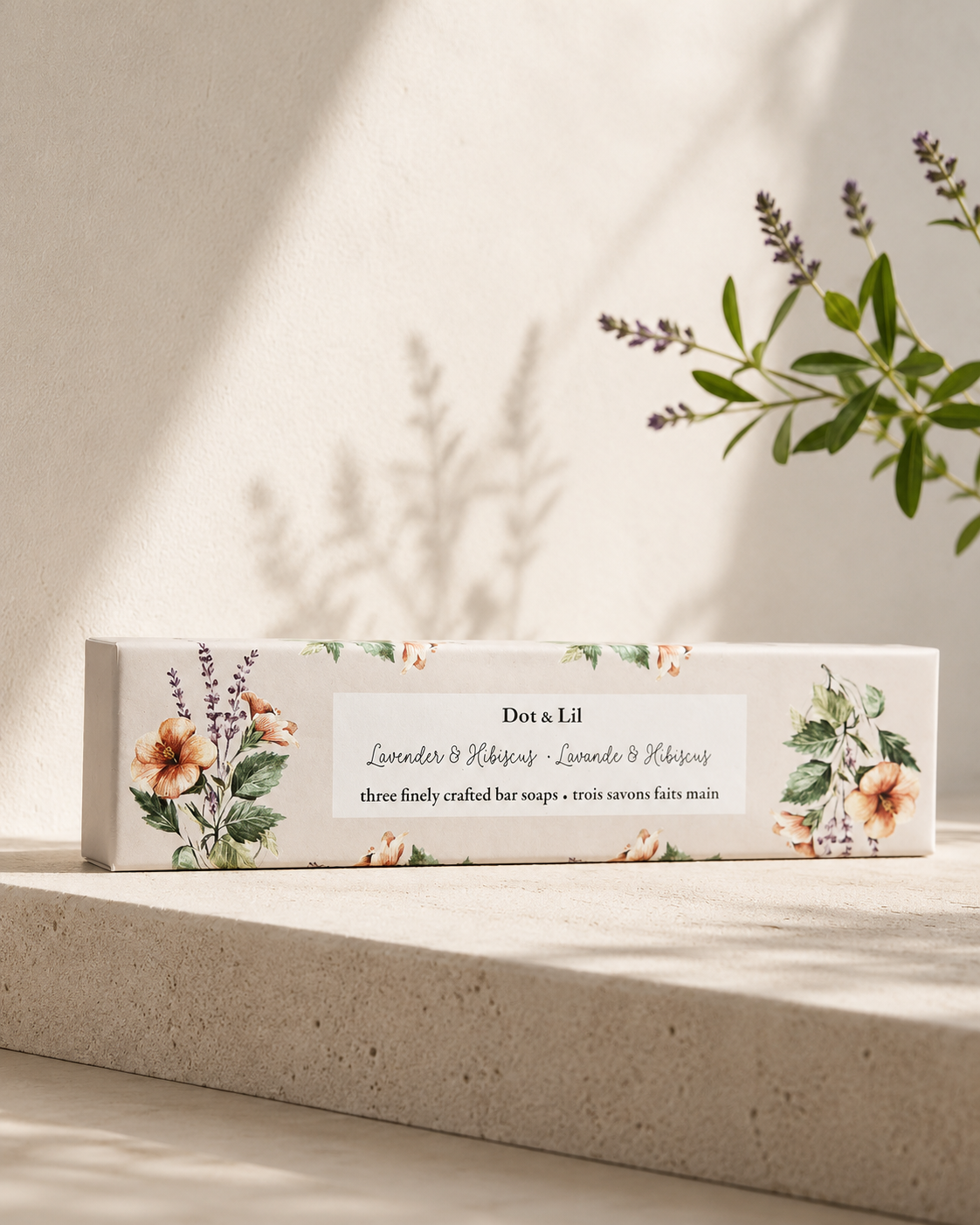 Lavender & Hibiscus Soap Trio Gift Set – Dot & Lil