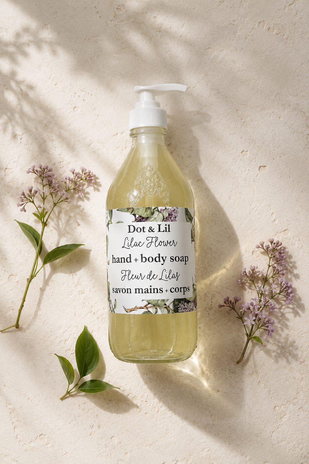 Savon Liquide Fleur de Lilas – Dot & Lil