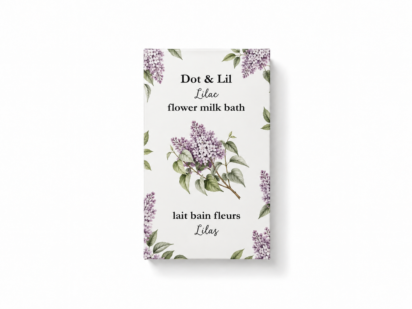 Lilac Flower Bath Milk Sachet - Dot & Lil