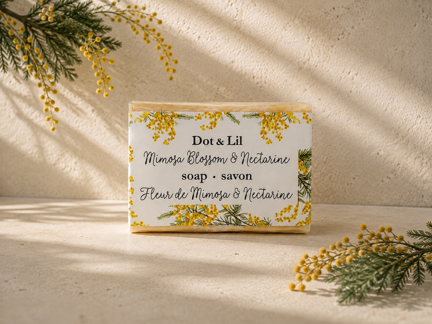 Mimosa & Nectarine Bar Soap 128 g – Dot & Lil