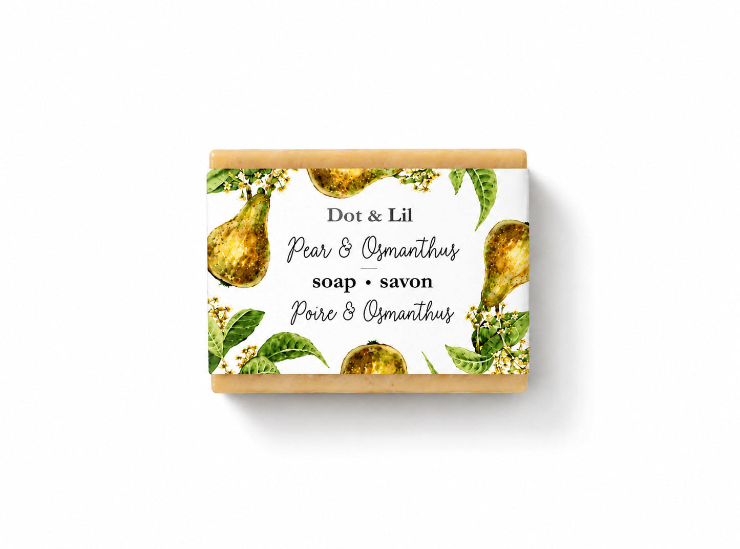 Pear & Osmanthus Bar Soap – Dot & Lil