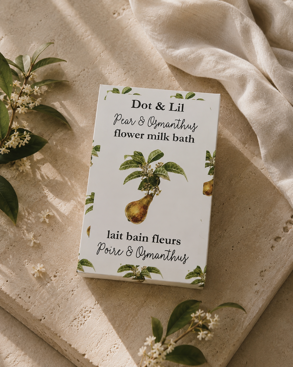 Pear & Osmanthus Bath Milk Sachet - Dot & Lil