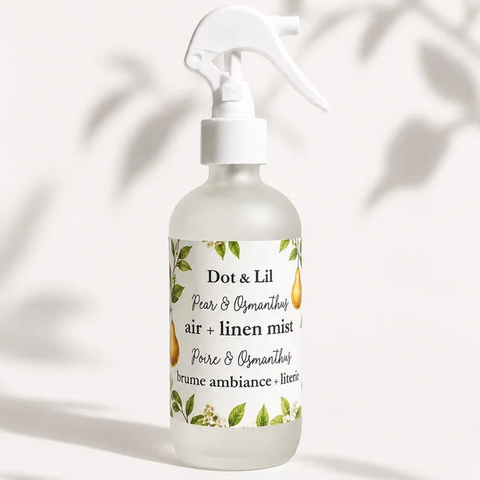 Pear & Osmanthus Room & Linen Spray – Dot & Lil